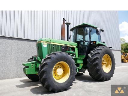 John Deere 4455 4WD 1991 Agricultural tractor 1 Van Dijk Heavy Equipment